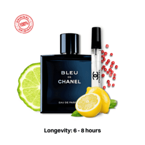 Bleu De Chanel perfume decant - subtle classy lemon ginger scent